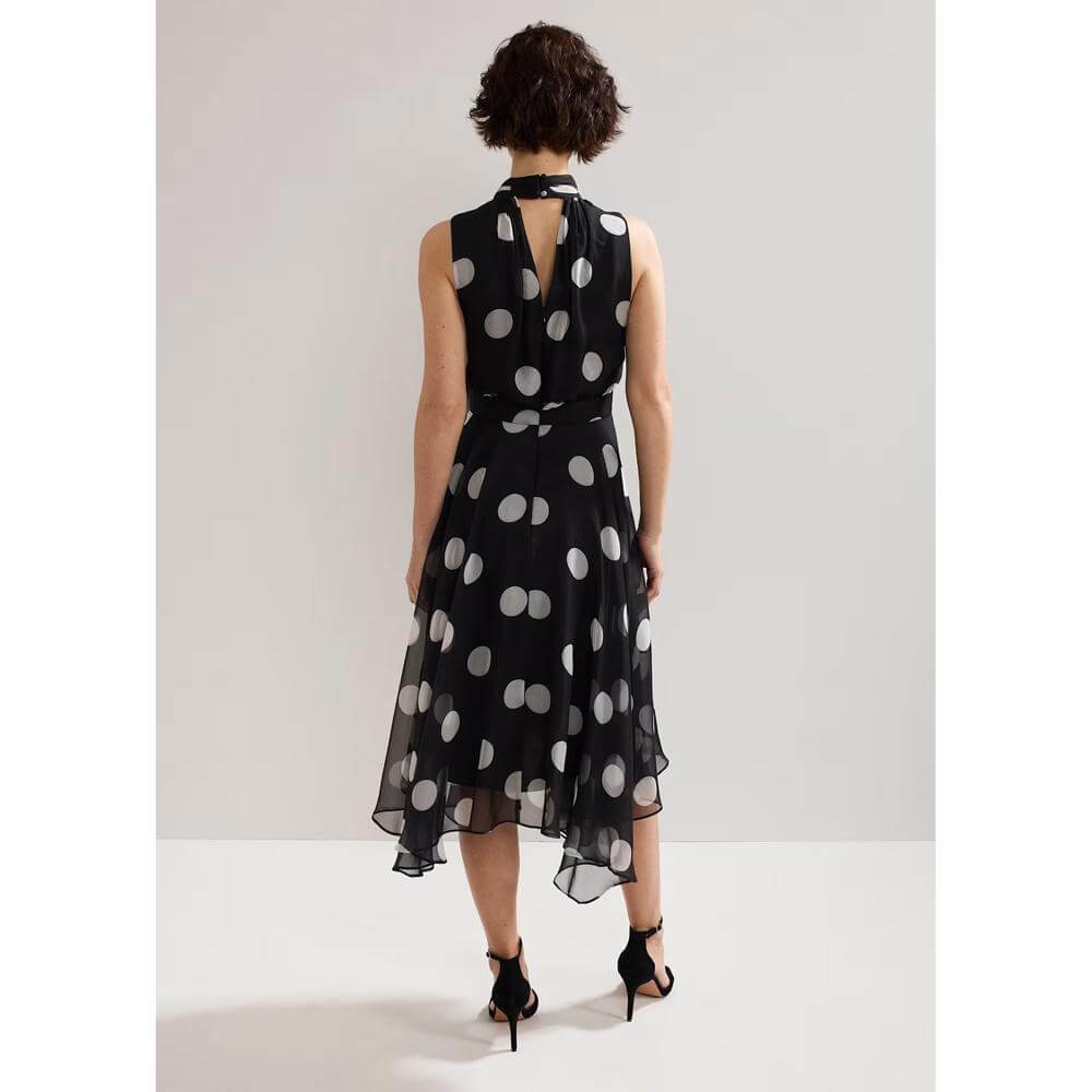 【関税込】PhaseEight ワンピース☆Black Lucinda Spot Dress Lucinda Spot Dress | Phase Eight UK |